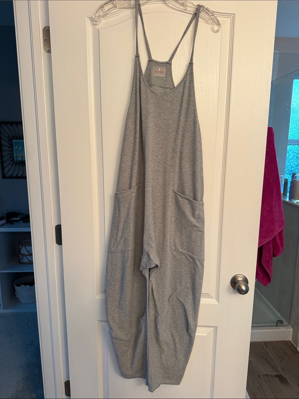 FP Movement by Free People Heather Gray Relaxed Romper Jumpsuit